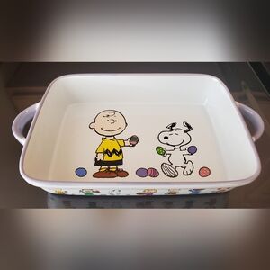PEANUTS Easter Gang Rectangular Baking Pan (small Impefections)